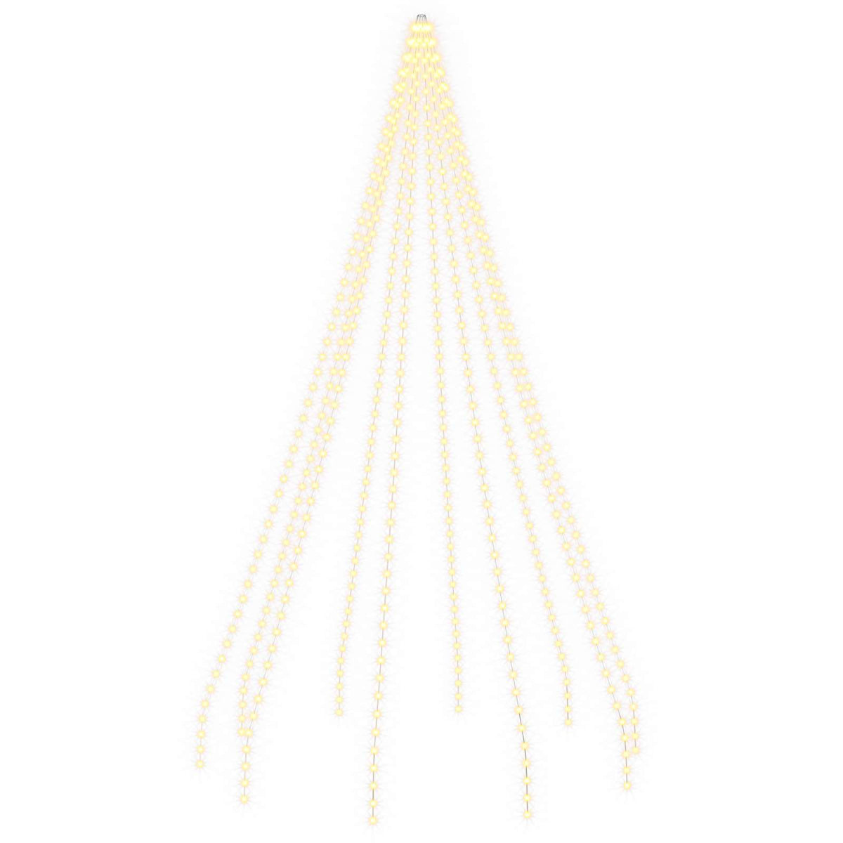 vidaXL Lampki choinkowe 500 LED Ciepła biel 500 cm
