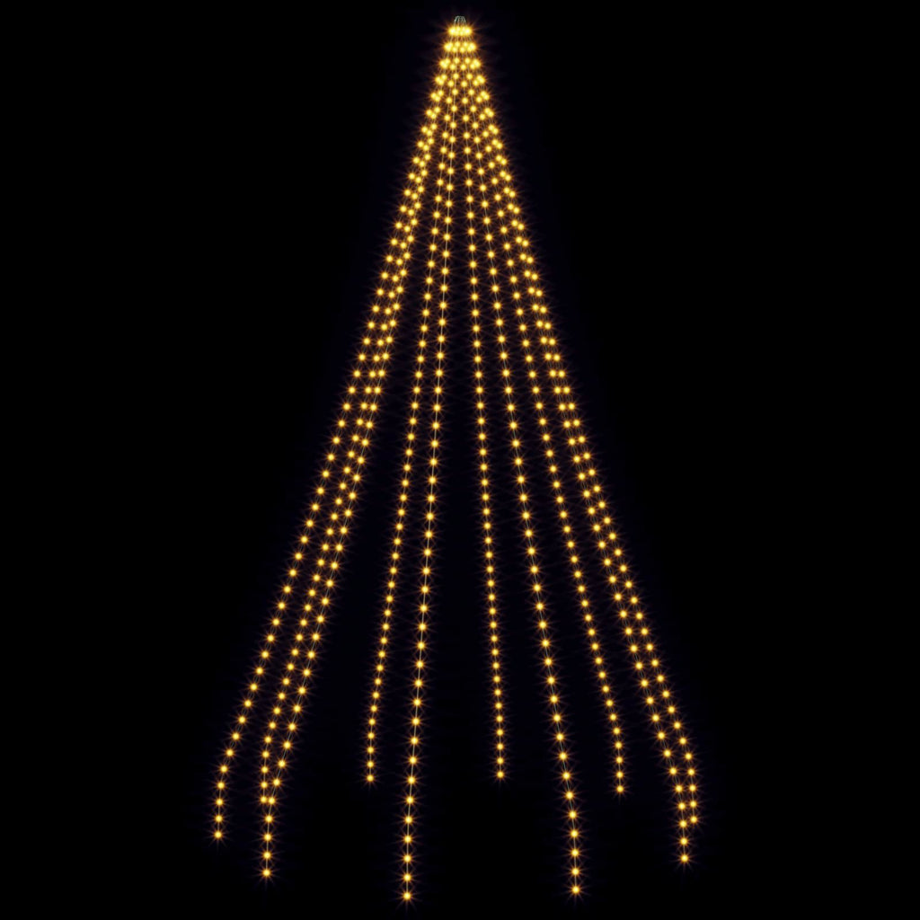vidaXL Lampki choinkowe 500 LED Ciepła biel 500 cm