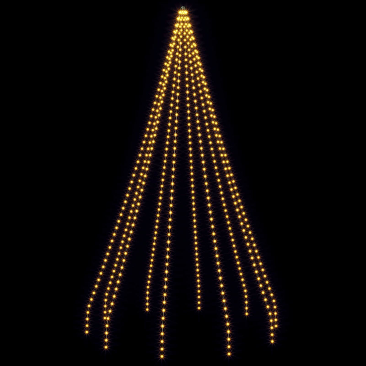 vidaXL Lampki choinkowe 500 LED Ciepła biel 500 cm