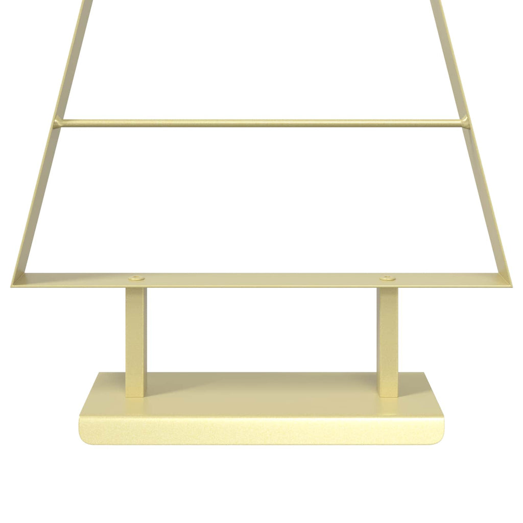 vidaXL Metalowa choinka świąteczna KUOPIO 90 cm Stal złoty