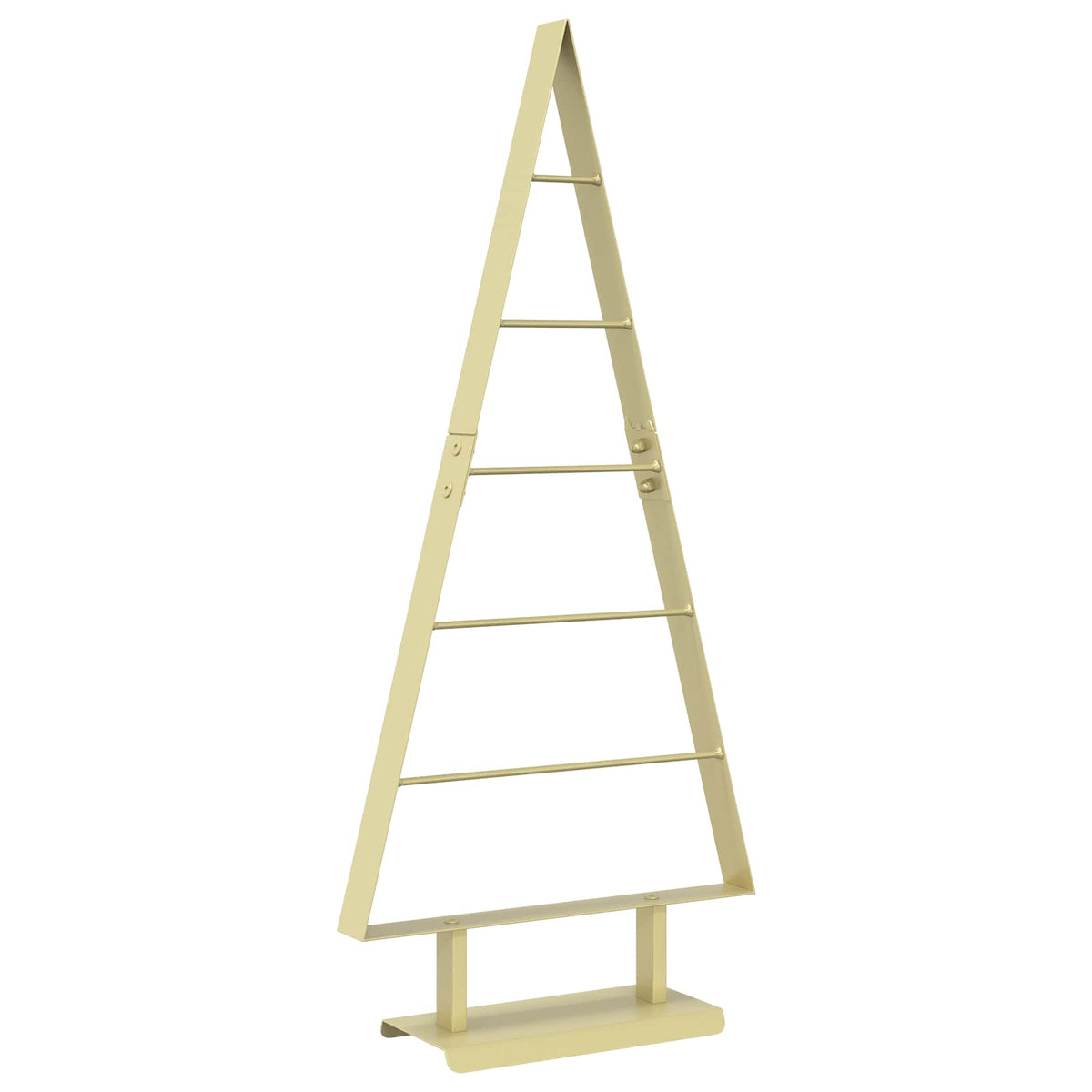 vidaXL Metalowa choinka świąteczna KUOPIO 90 cm Stal złoty