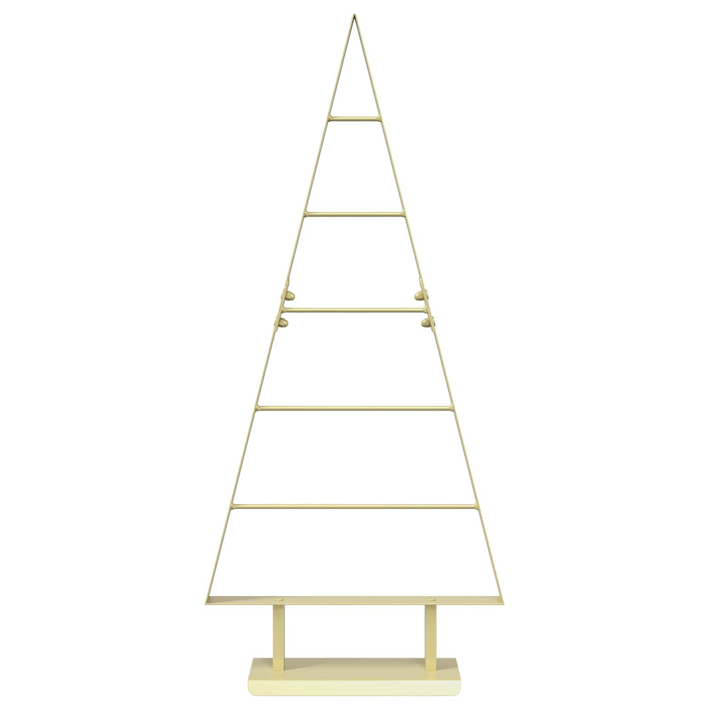 vidaXL Metalowa choinka świąteczna KUOPIO 90 cm Stal złoty