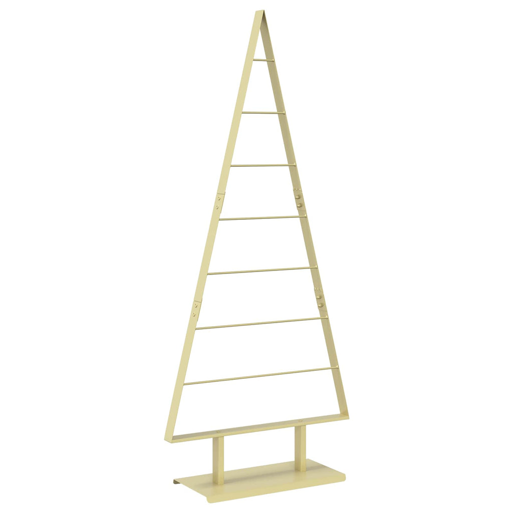 vidaXL Metalowa choinka świąteczna KUOPIO 150 cm Stal złoty