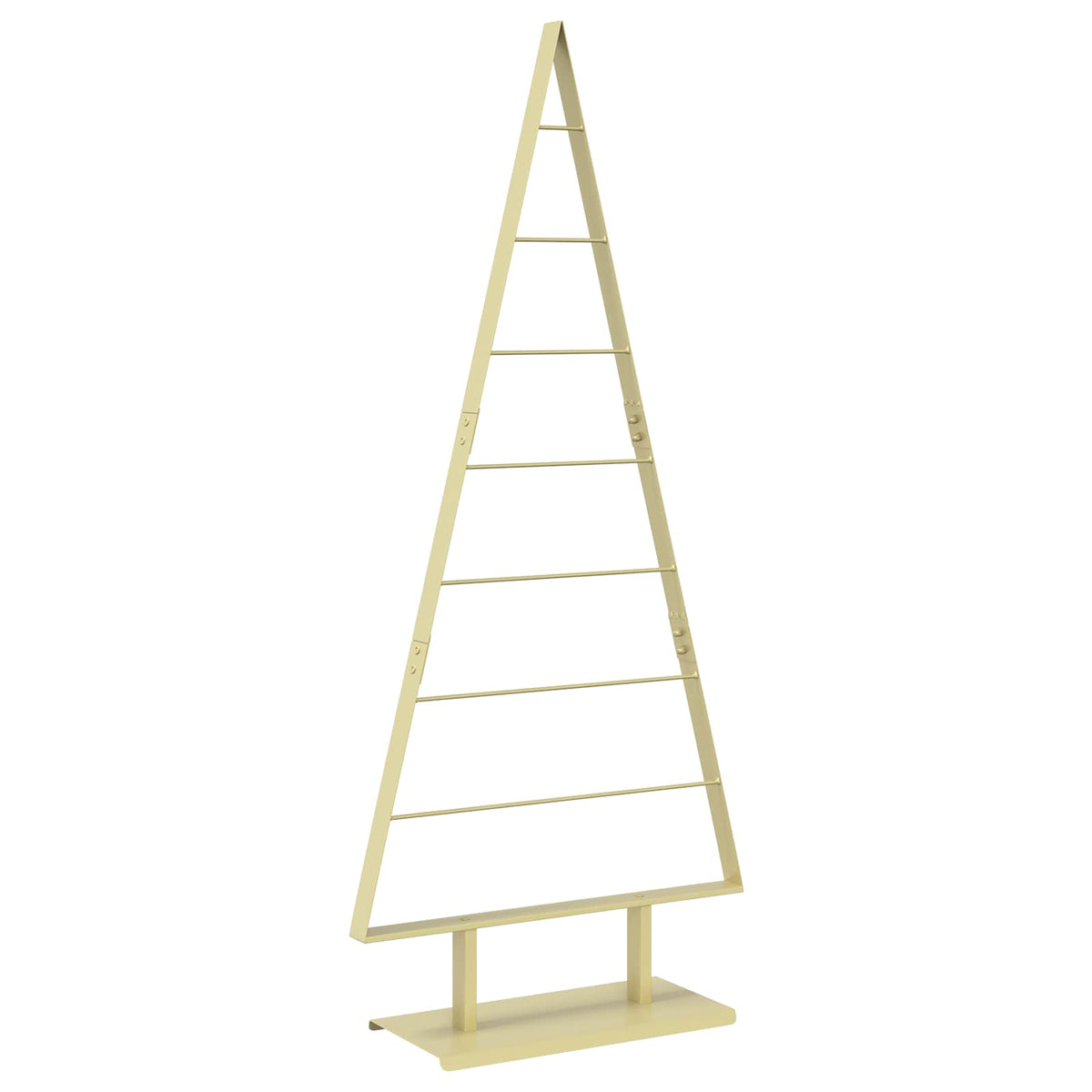 vidaXL Metalowa choinka świąteczna KUOPIO 150 cm Stal złoty