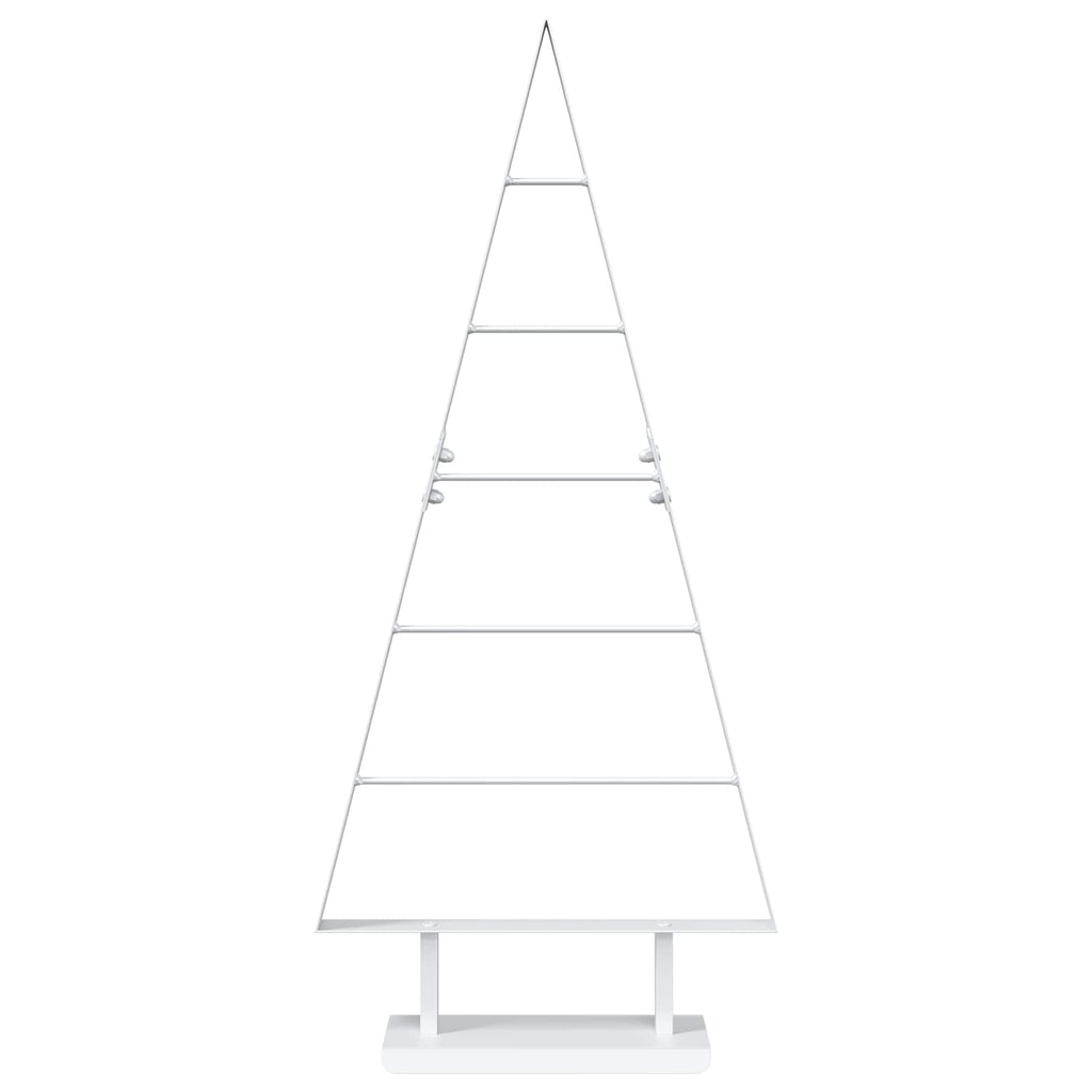 vidaXL Metalowa choinka świąteczna KUOPIO 90 cm Stal Biały