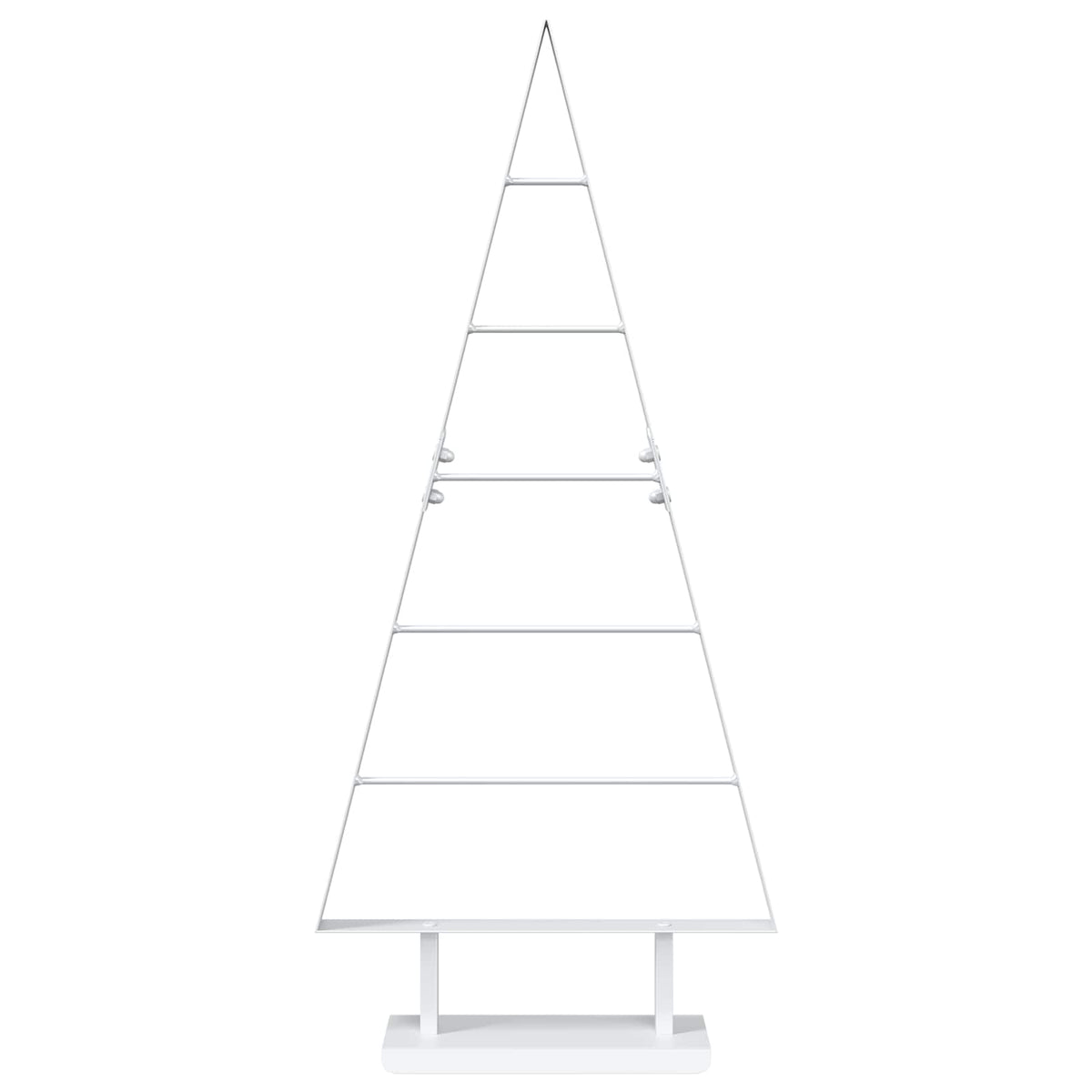 vidaXL Metalowa choinka świąteczna KUOPIO 90 cm Stal Biały