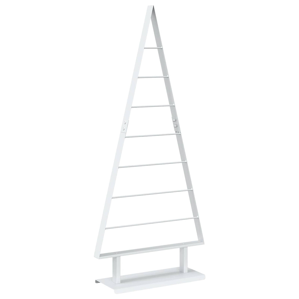 vidaXL Metalowa choinka świąteczna KUOPIO 125 cm Stal Biały