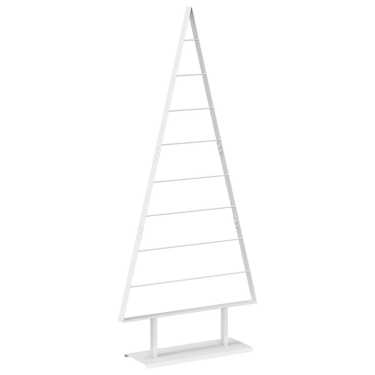 vidaXL Metalowa choinka świąteczna KUOPIO 180 cm Stal Biały