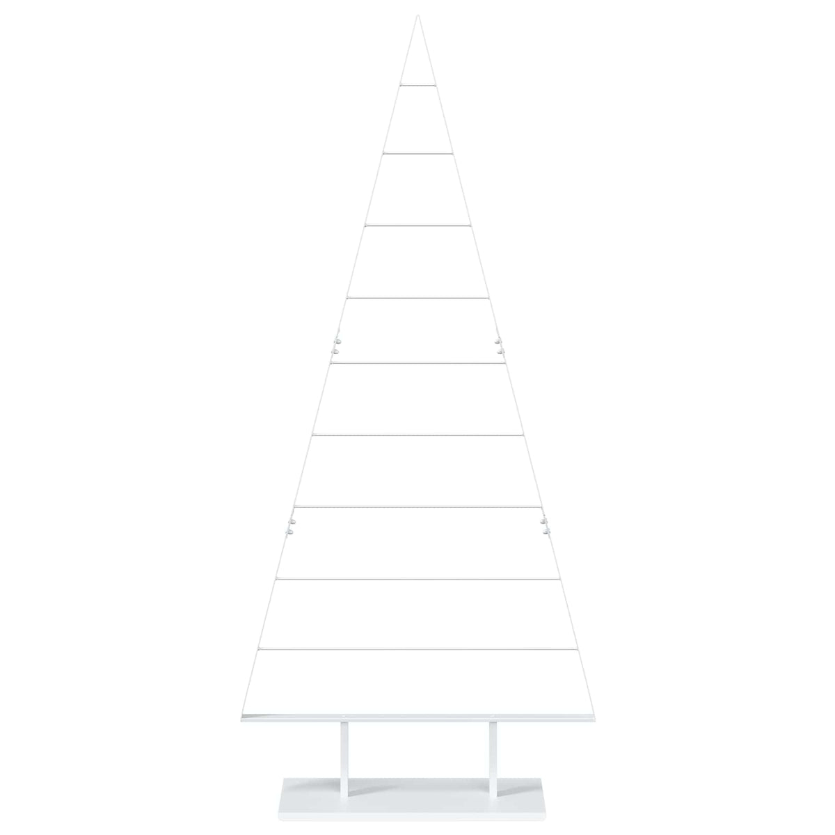 vidaXL Metalowa choinka świąteczna KUOPIO 210 cm Stal Biały