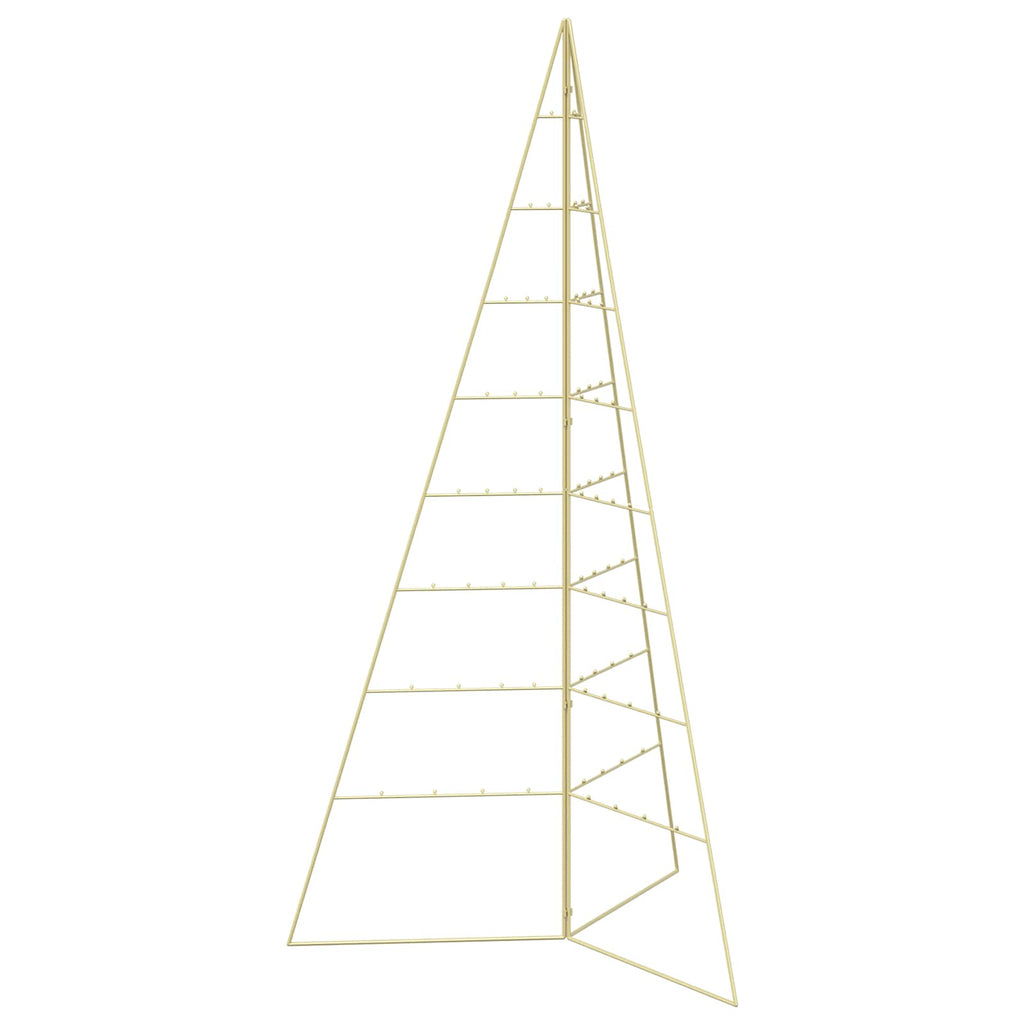vidaXL Metalowa choinka świąteczna KUOPIO 180 cm Stal złoty
