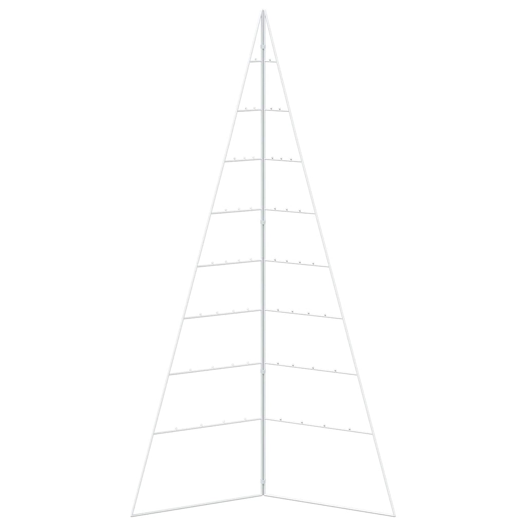 vidaXL Metalowa choinka świąteczna KUOPIO 180 cm Stal Biały