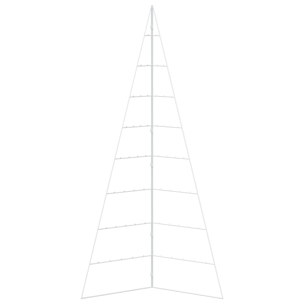 vidaXL Metalowa choinka świąteczna KUOPIO 210 cm Stal Biały