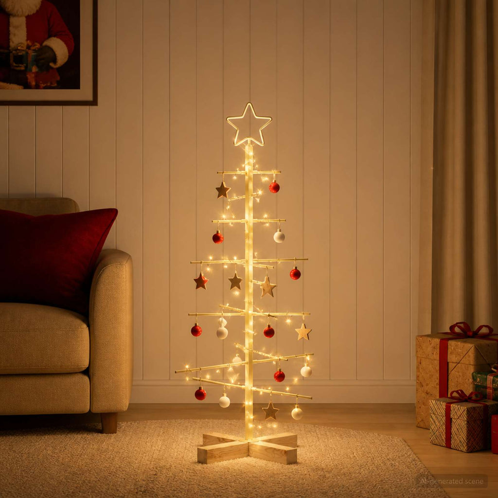 vidaXL Metalowa choinka ze stojakiem KUOPIO 90 cm Stal złoty