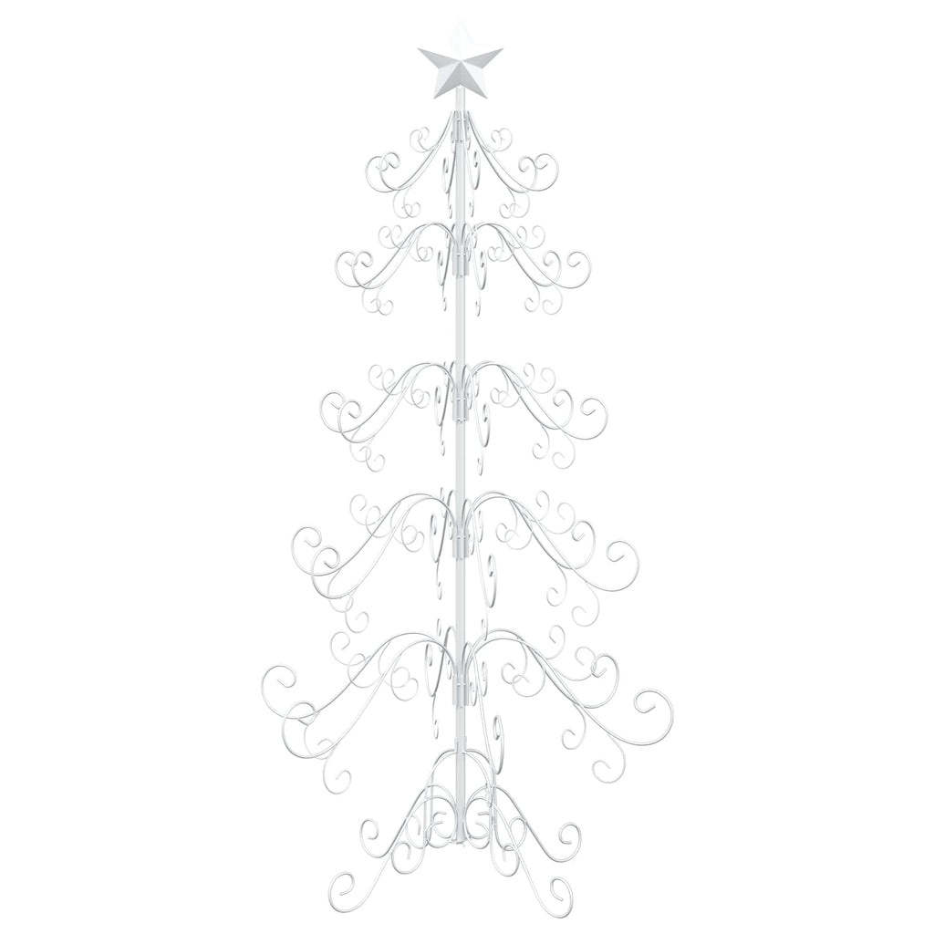 vidaXL Metalowa choinka świąteczna KUOPIO 150 cm stal White