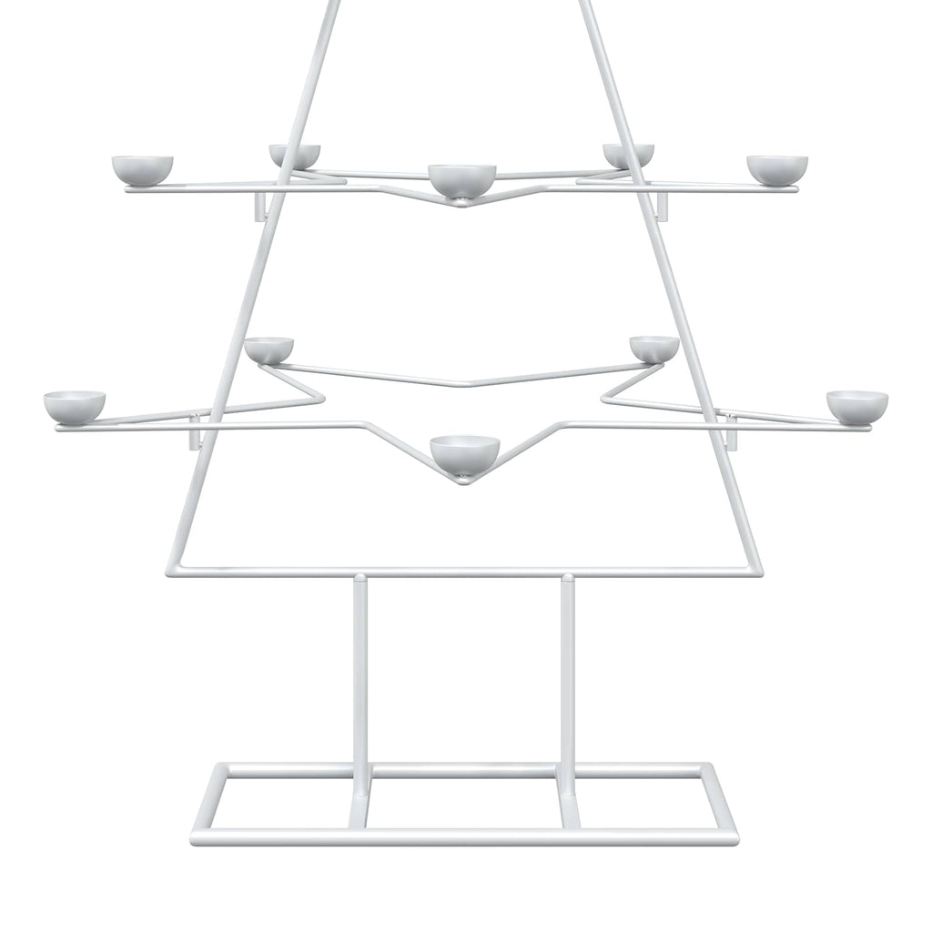 vidaXL Metalowe drzewko bożonarodzeniowe z podstawą KUOPIO 140 cm Stal