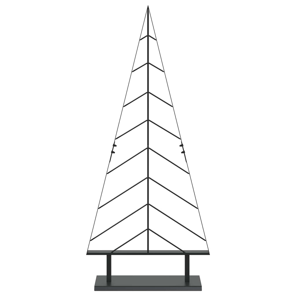 vidaXL Metalowa choinka ze stojakiem KUOPIO 125 cm Stal Czarny