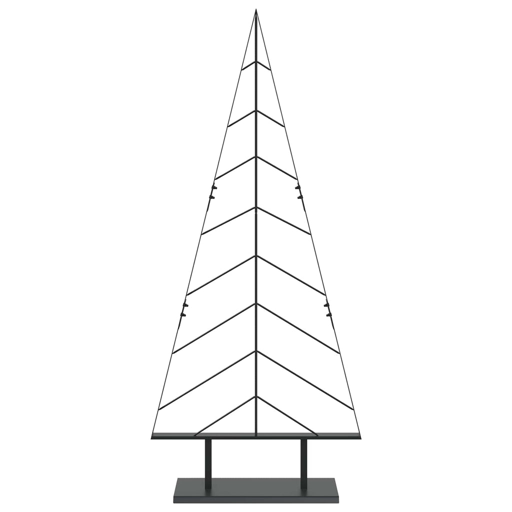 vidaXL Metalowa choinka ze stojakiem KUOPIO 150 cm Stal Czarny