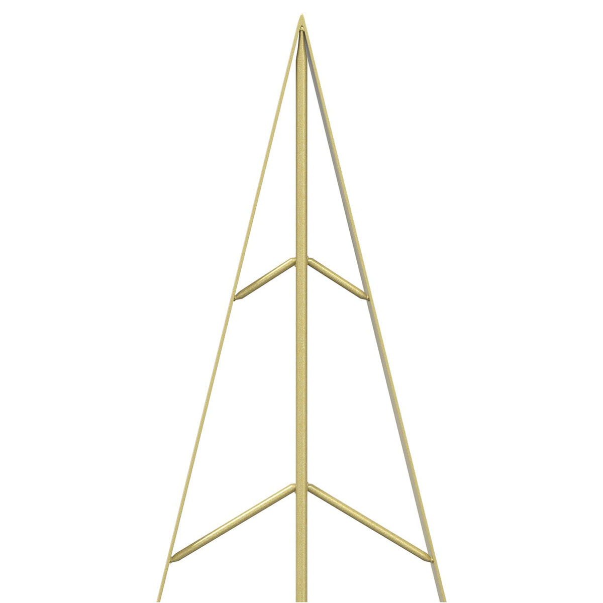 vidaXL Metalowa choinka ze stojakiem KUOPIO 90 cm Stal złoty