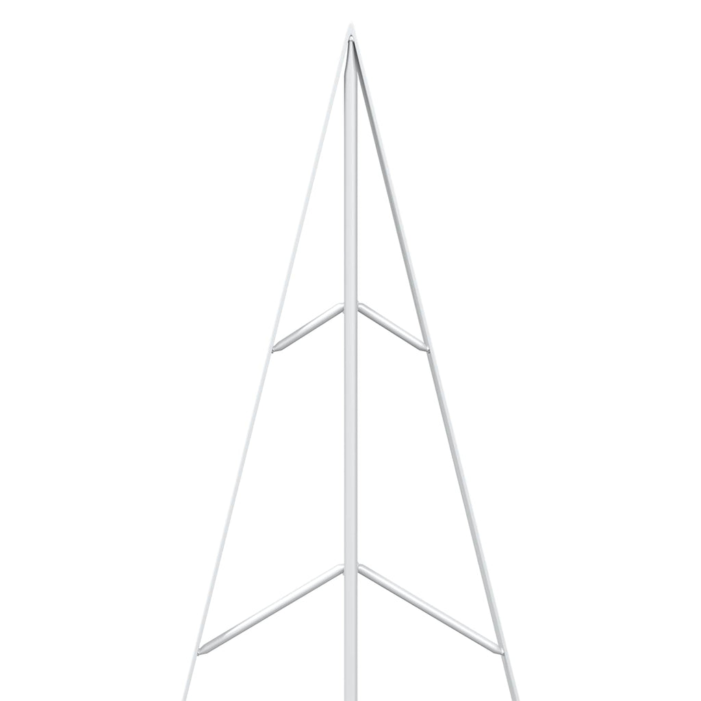 vidaXL Metalowa choinka ze stojakiem KUOPIO 125 cm Stal Biały