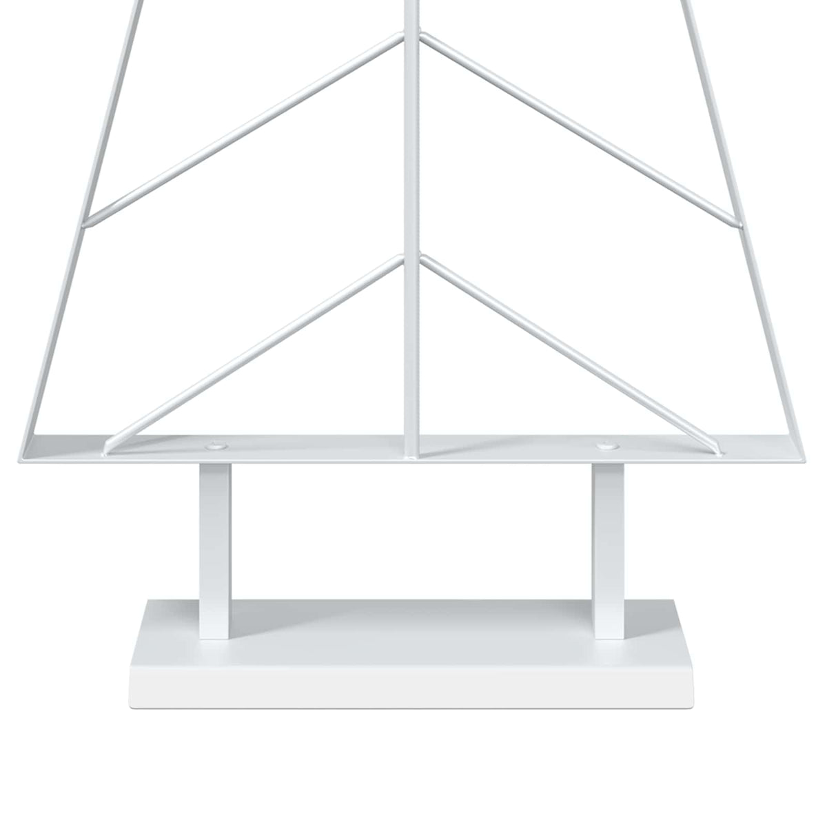 vidaXL Metalowa choinka ze stojakiem KUOPIO 125 cm Stal Biały