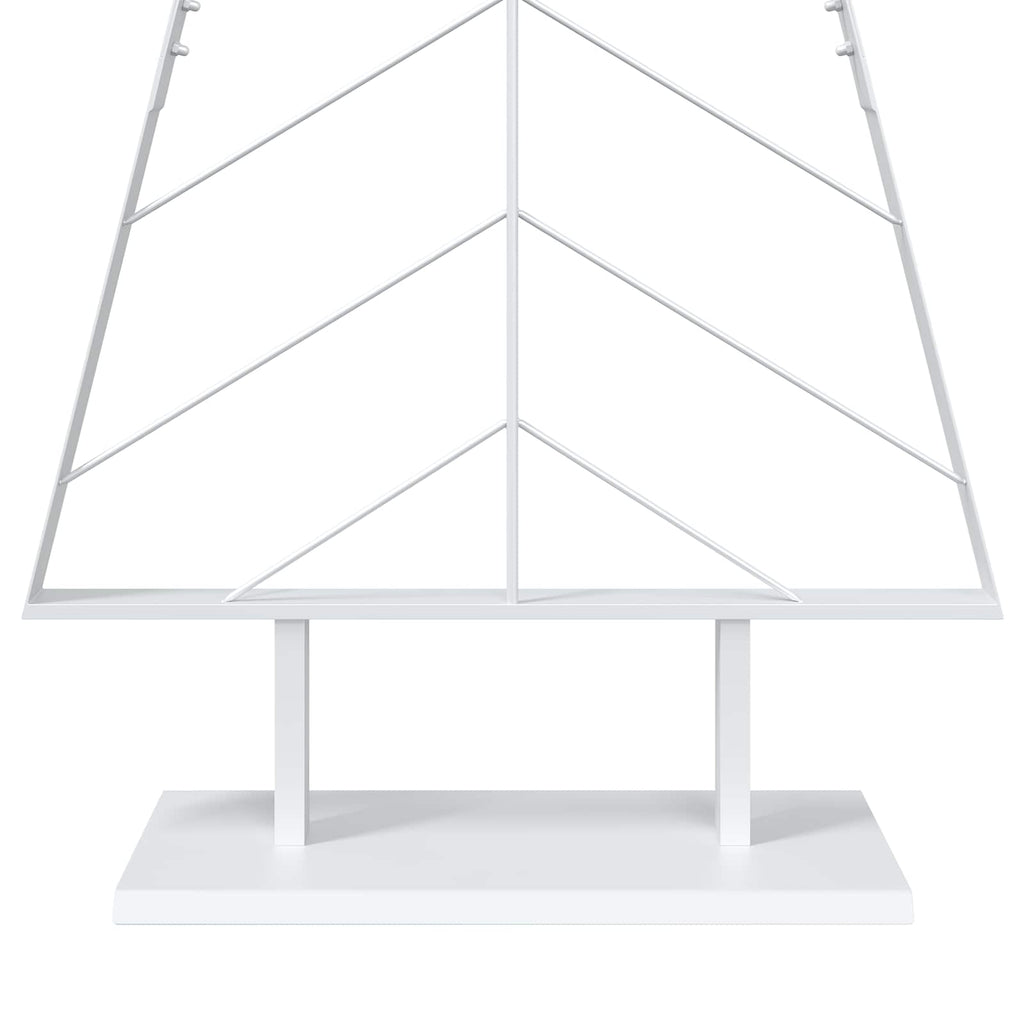 vidaXL Metalowa choinka ze stojakiem KUOPIO 180 cm Stal Biały