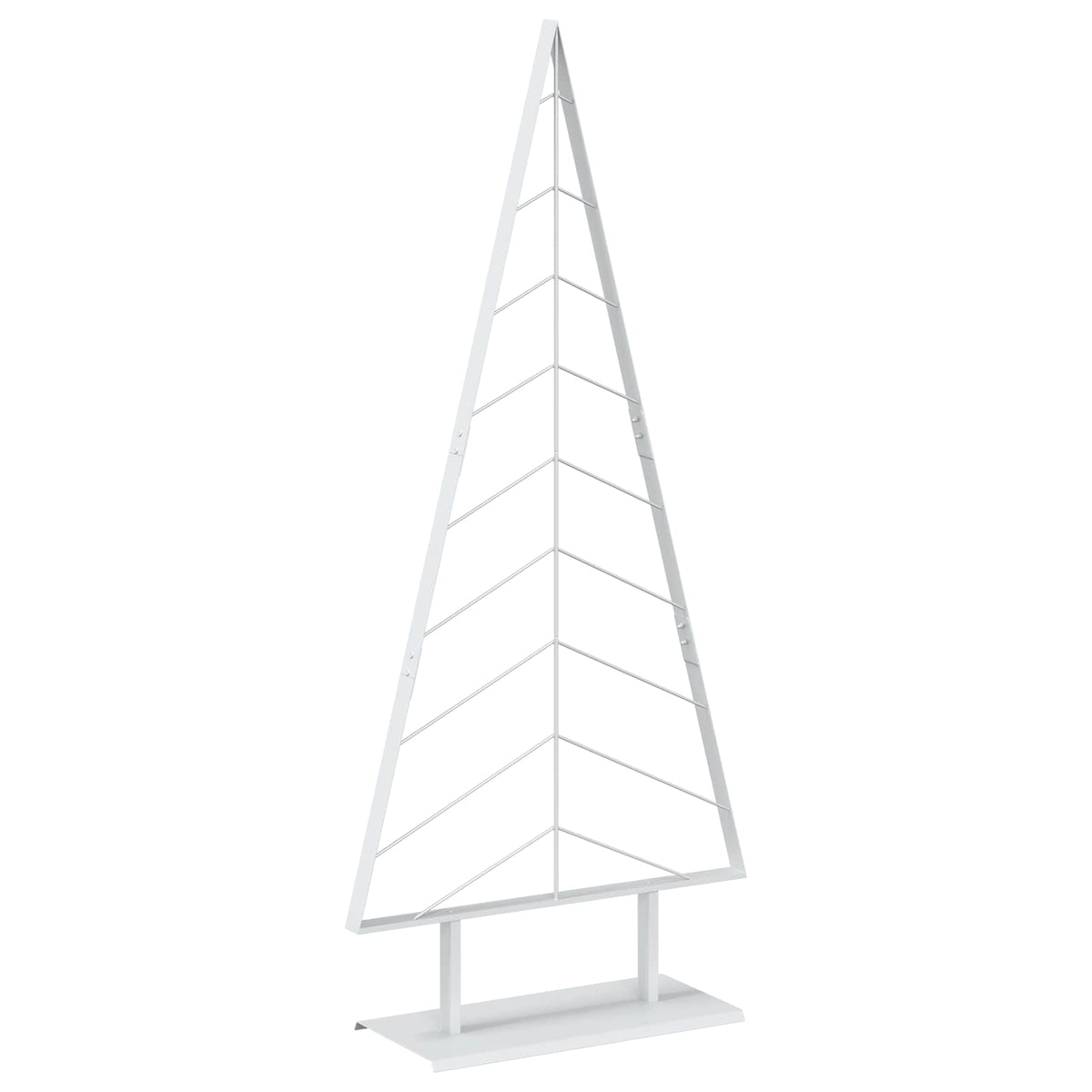 vidaXL Metalowa choinka ze stojakiem KUOPIO 180 cm Stal Biały