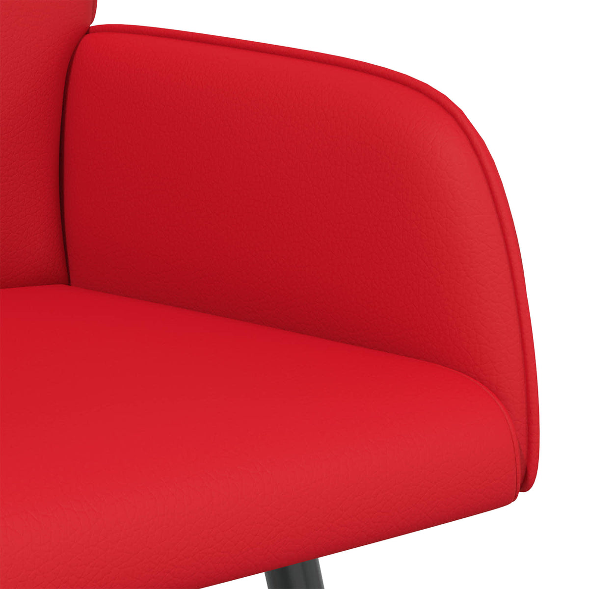 vidaXL Sofa dwuosobowa na metalowych nóżkach 2-osobowy czerwony