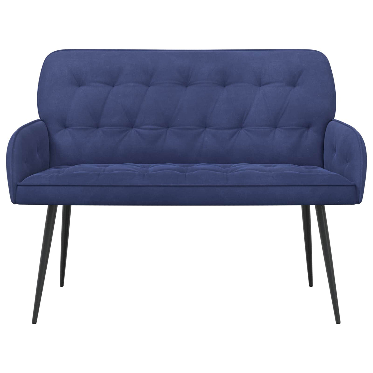vidaXL Sofa dwuosobowa z metalowymi nóżkami 2-osobowy