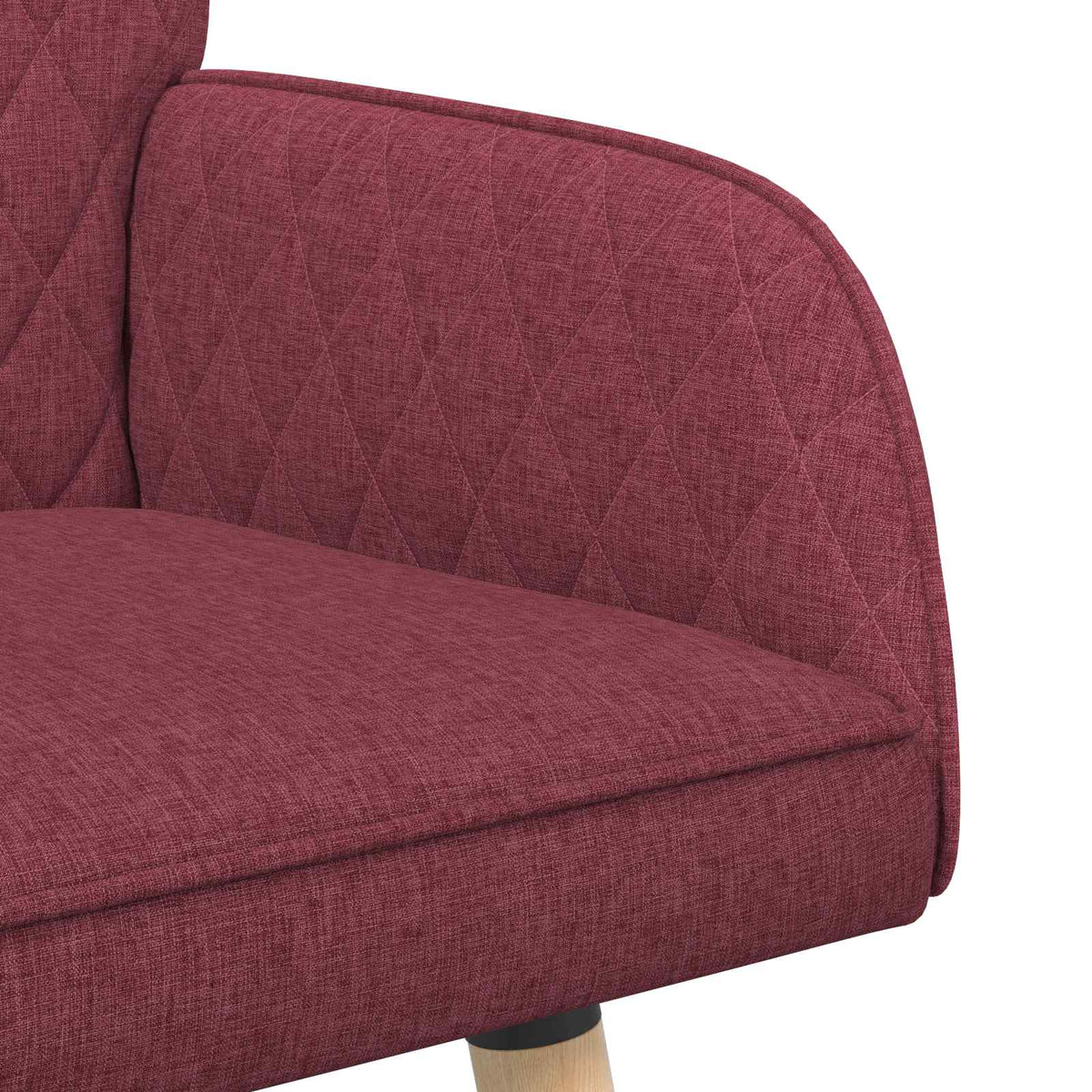 vidaXL Sofa dwuosobowa na nogach z litego drewna 2-osobowy
