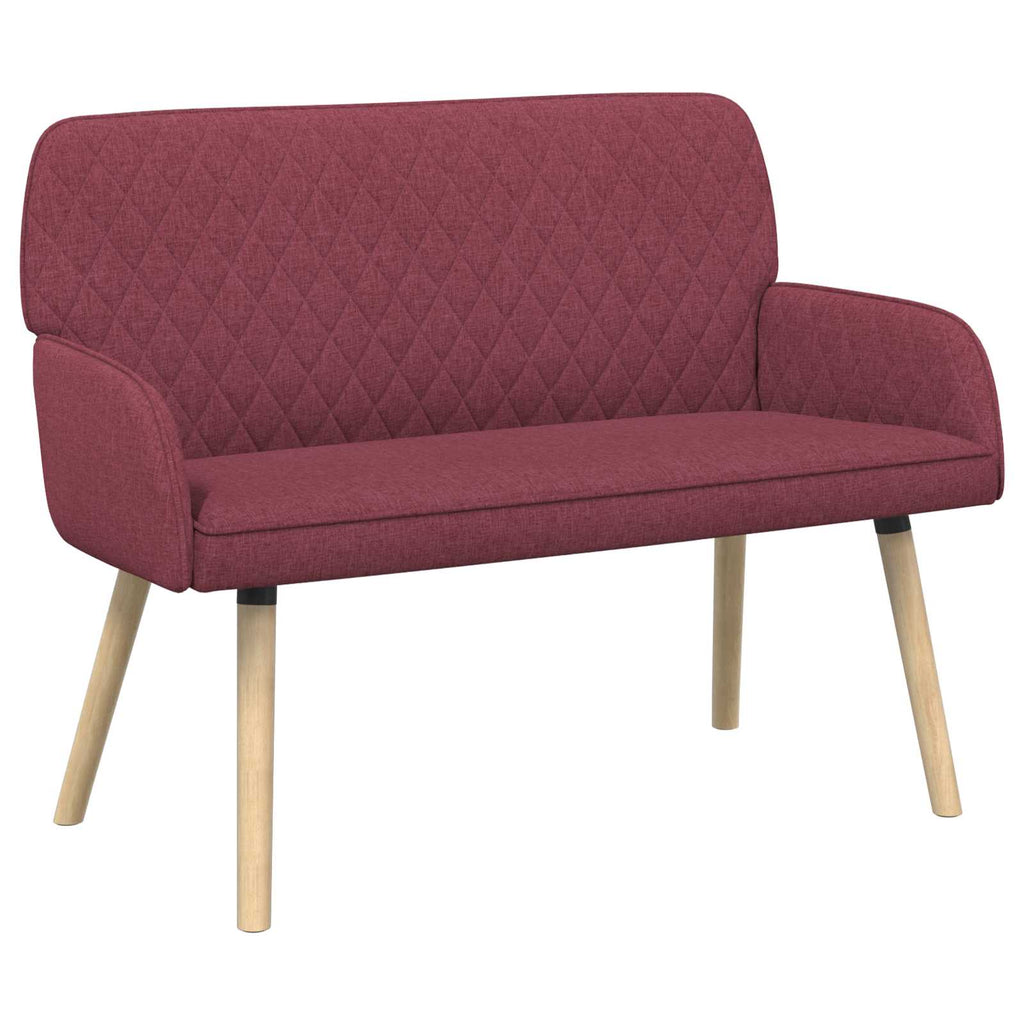 vidaXL Sofa dwuosobowa na nogach z litego drewna 2-osobowy