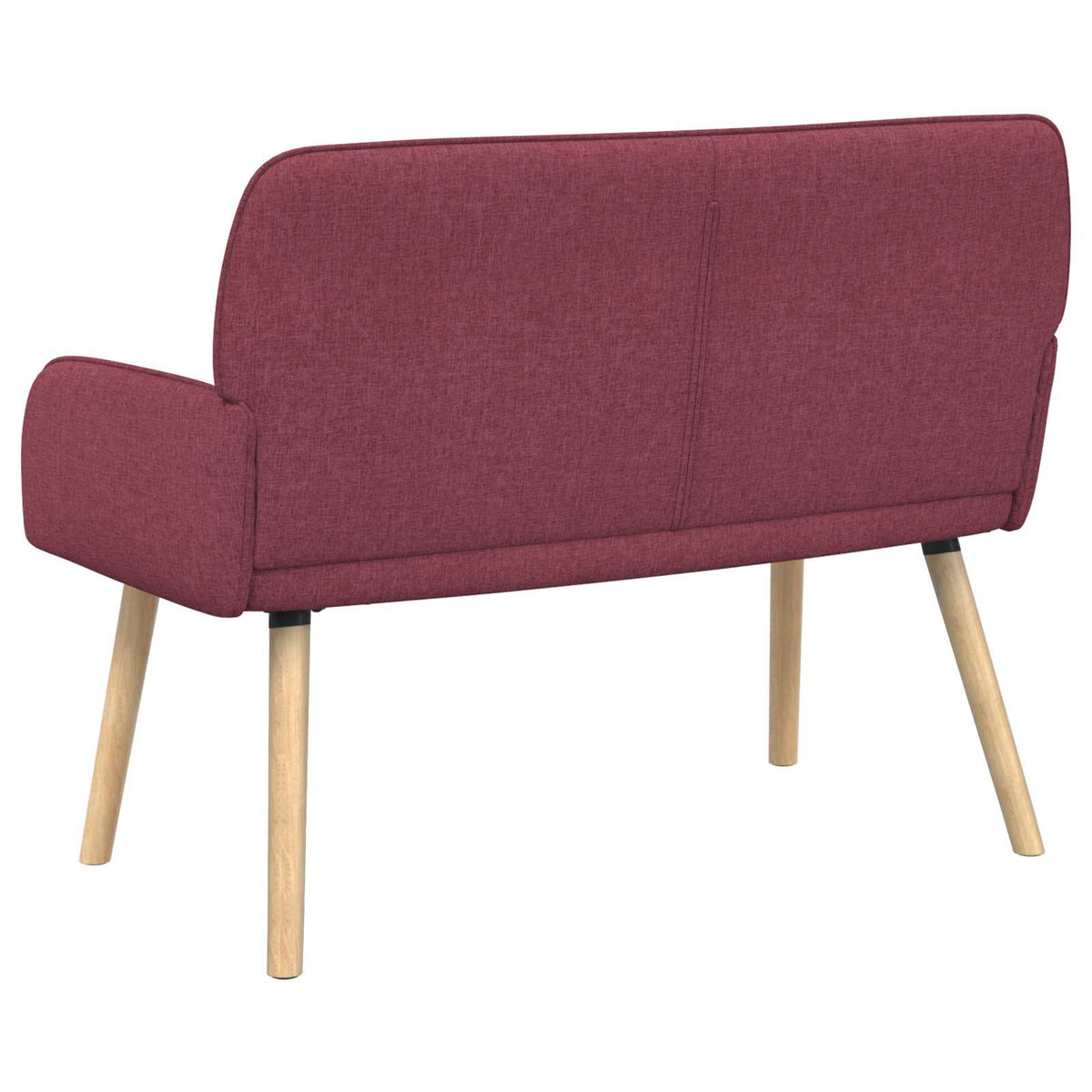 vidaXL Sofa dwuosobowa na nogach z litego drewna 2-osobowy