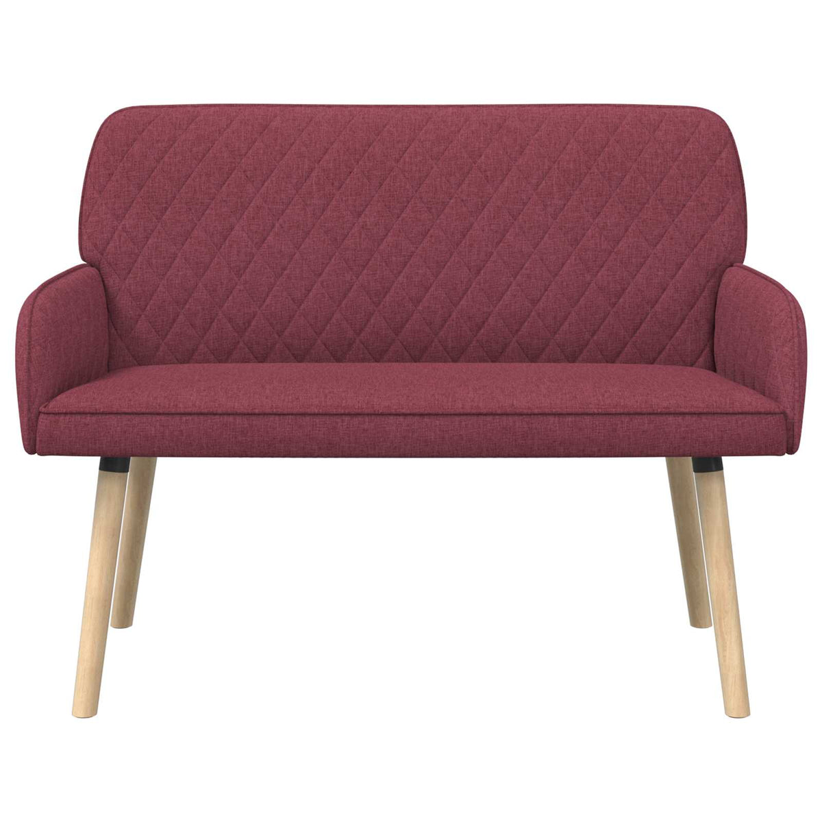 vidaXL Sofa dwuosobowa na nogach z litego drewna 2-osobowy