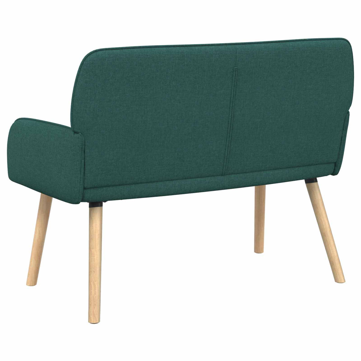 vidaXL Sofa dwuosobowa na nogach z litego drewna 2-osobowy