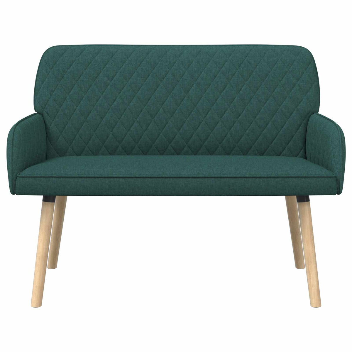 vidaXL Sofa dwuosobowa na nogach z litego drewna 2-osobowy