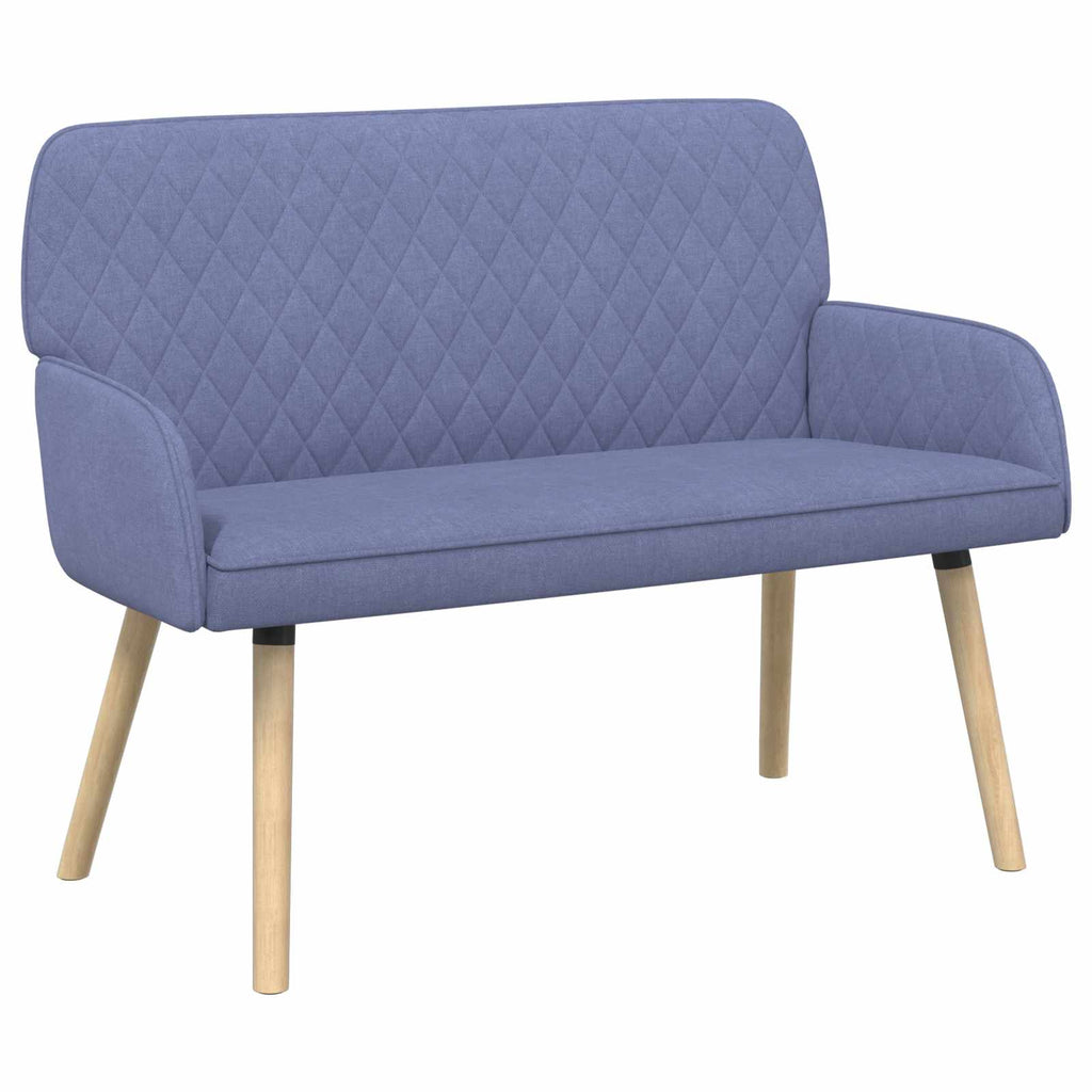 vidaXL Sofa dwuosobowa na nogach z litego drewna 2-osobowy