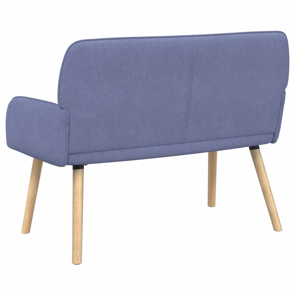 vidaXL Sofa dwuosobowa na nogach z litego drewna 2-osobowy