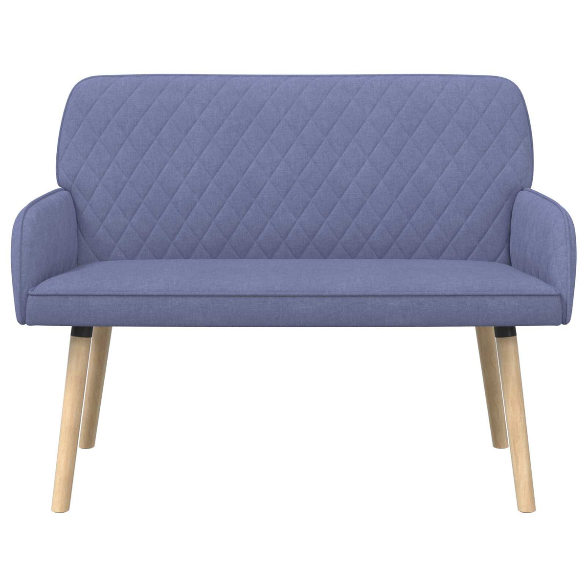 vidaXL Sofa dwuosobowa na nogach z litego drewna 2-osobowy