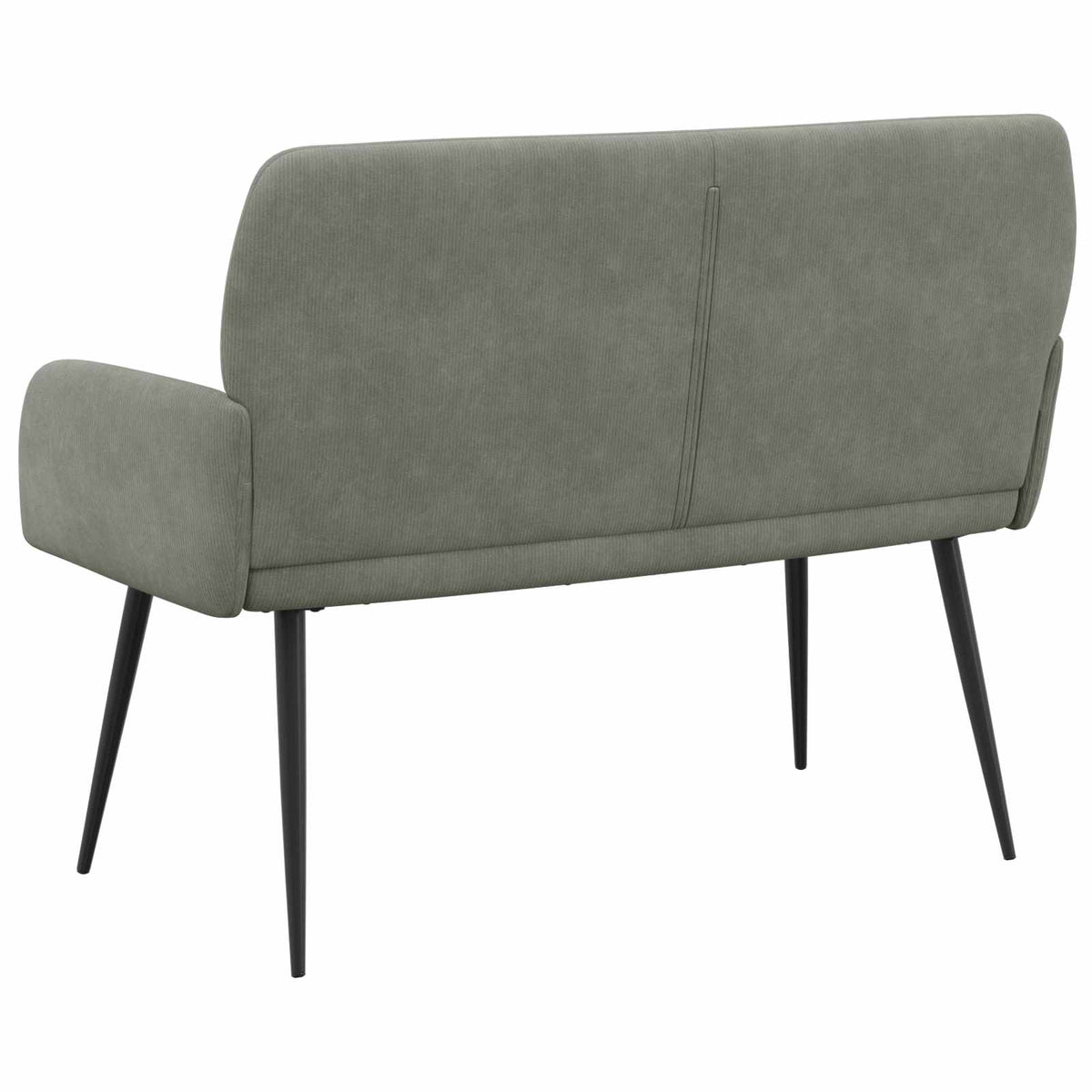 vidaXL Sofa dwuosobowa na metalowych nóżkach 2-osobowy jasnoszary