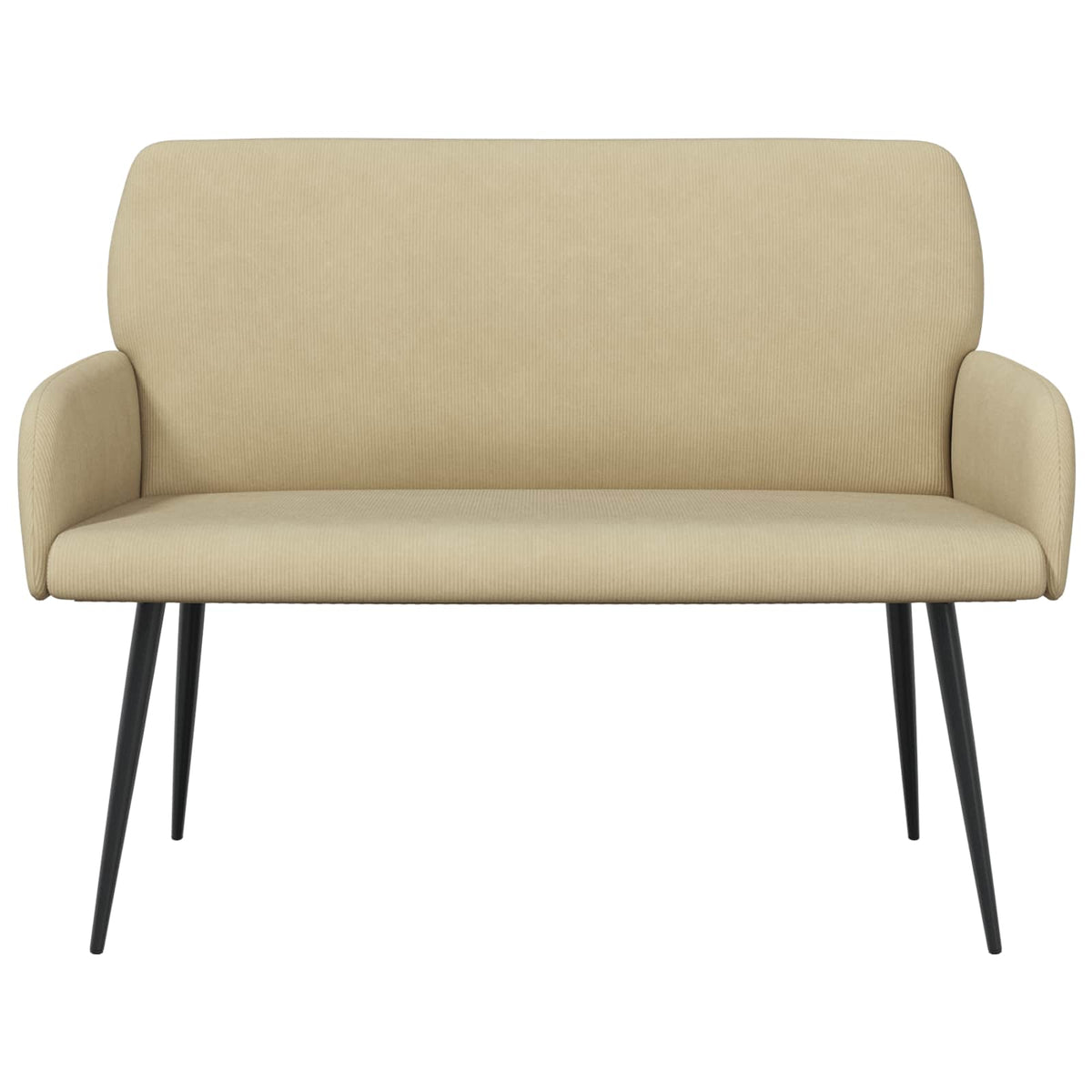 vidaXL Sofa dwuosobowa na metalowych nóżkach 2-osobowy Szary zielony