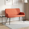 vidaXL Sofa dwuosobowa na metalowych nóżkach 2-osobowy