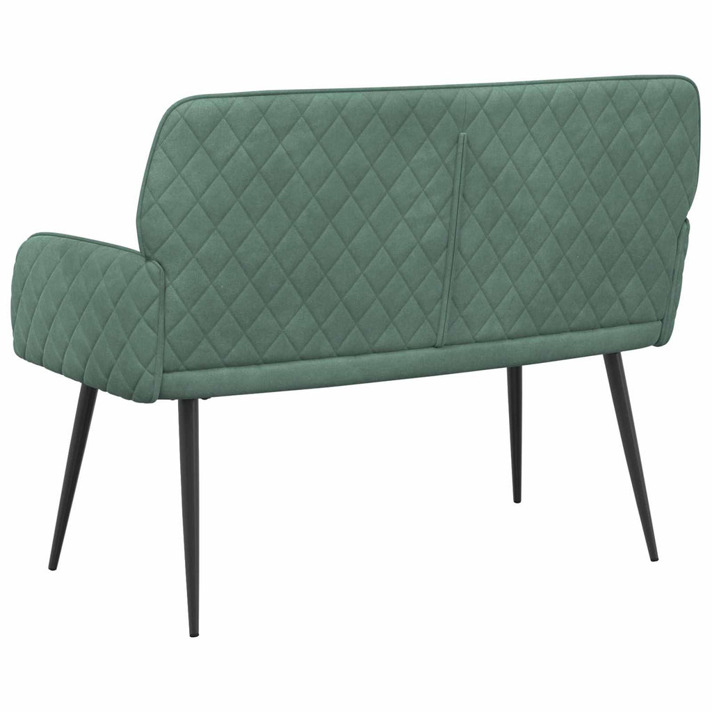 vidaXL Sofa dwuosobowa na metalowych nóżkach 2-osobowy Zielony morski