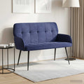 vidaXL Sofa dwuosobowa na metalowych nóżkach 2-osobowy