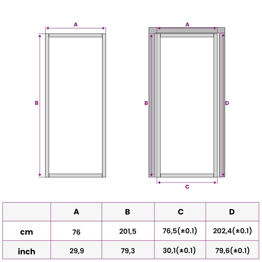 vidaXL Drzwi wewnętrzne 76 x 201,5 cm Szkło Hartowane i Aluminium