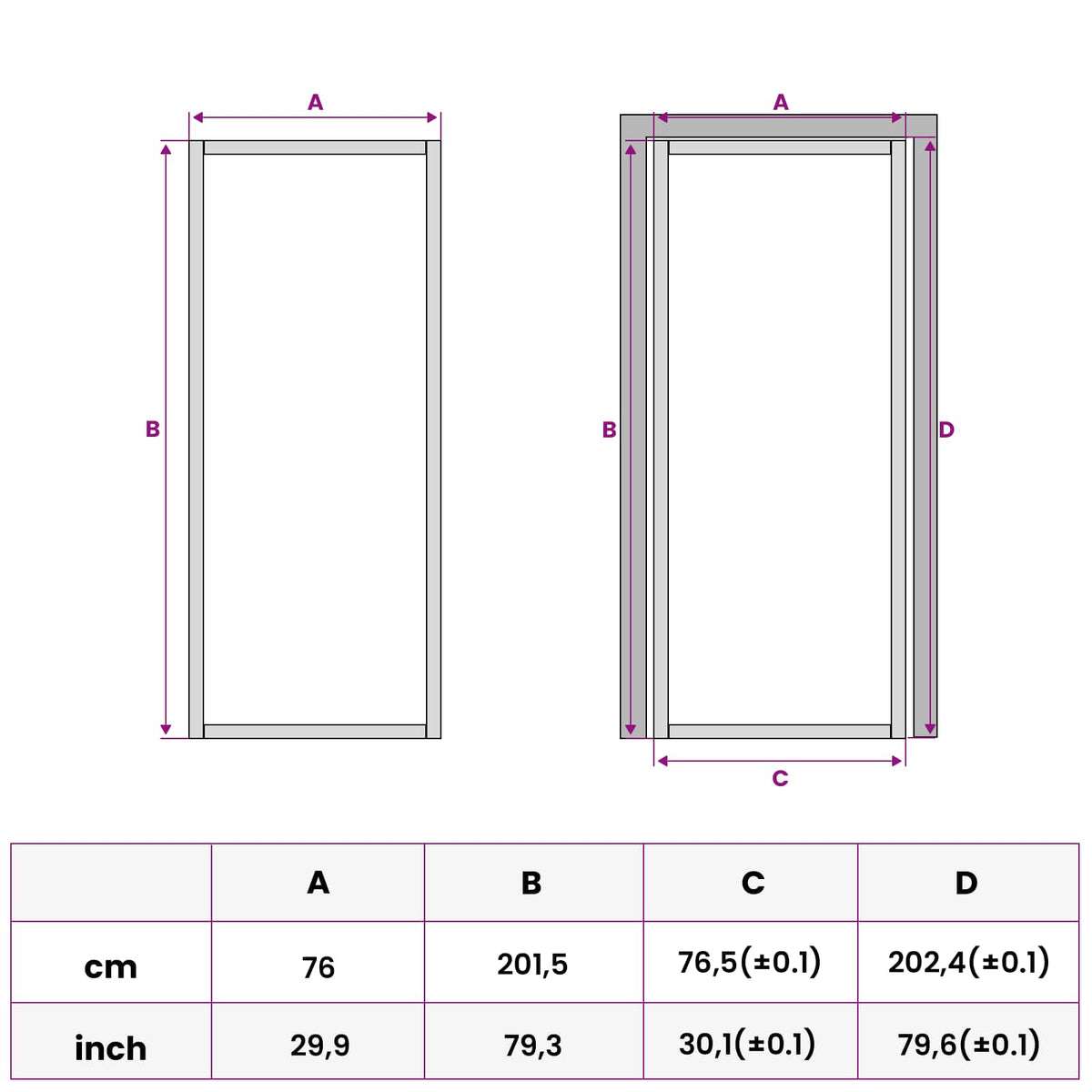 vidaXL Drzwi wewnętrzne 76 x 201,5 cm Szkło Hartowane i Aluminium