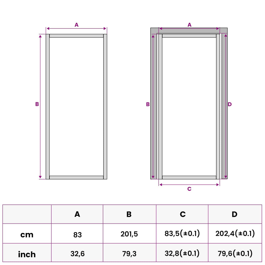vidaXL Drzwi wewnętrzne 83 x 201,5 cm Szkło Hartowane i Aluminium