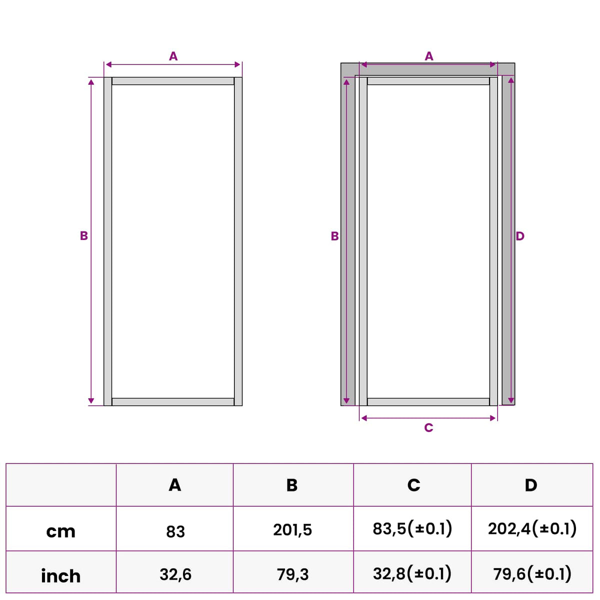 vidaXL Drzwi wewnętrzne 83 x 201,5 cm Szkło Hartowane i Aluminium