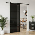 vidaXL Drzwi przesuwne 76 x 205 cm Szkło Hartowane i Aluminium