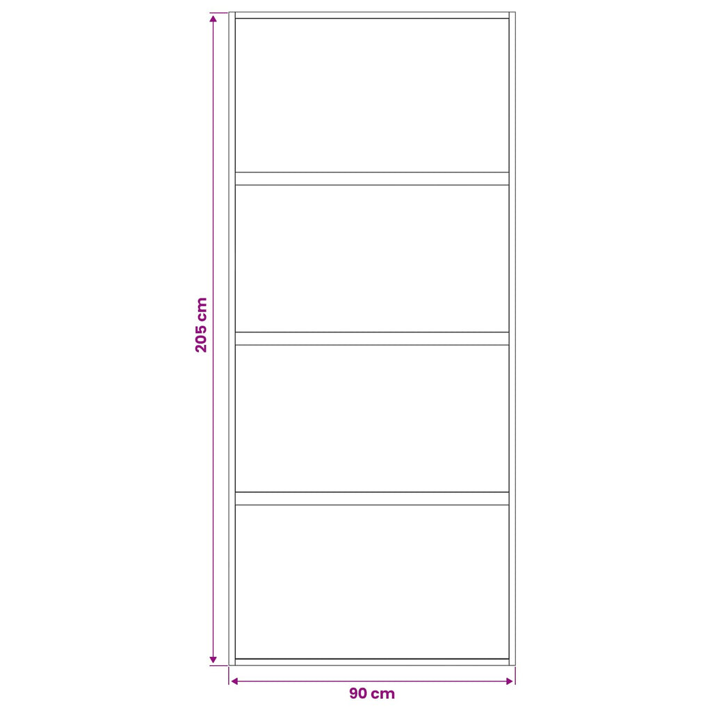 vidaXL Drzwi przesuwne 90 x 205 cm Szkło Hartowane i Aluminium