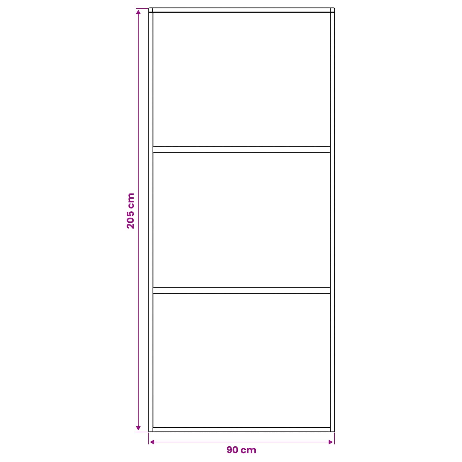vidaXL Drzwi przesuwne 90 x 205 cm Szkło Hartowane i Aluminium