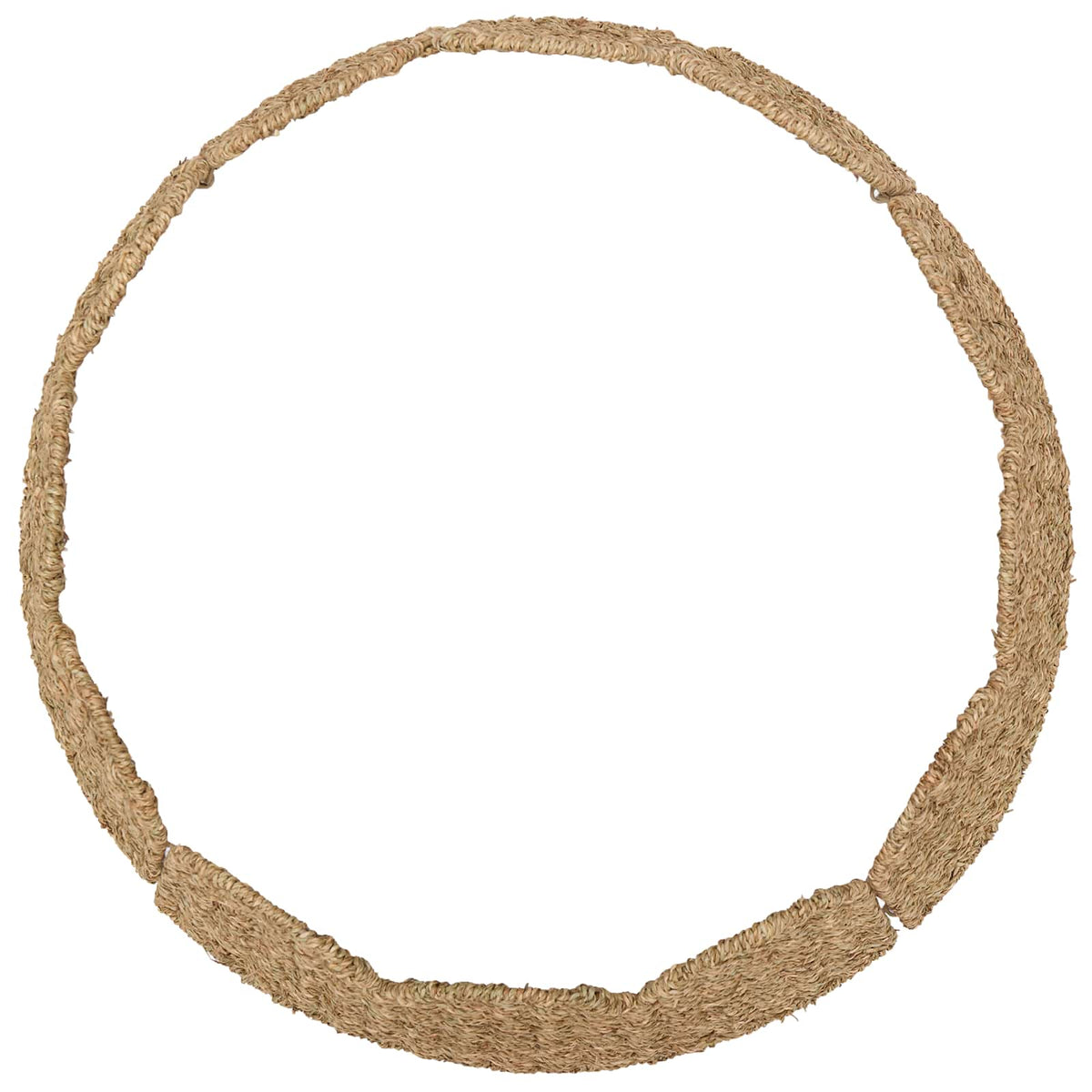 vidaXL Kołnierz do Choinki Okrągły naturalny Ø 75 x 25 cm Trawa morska